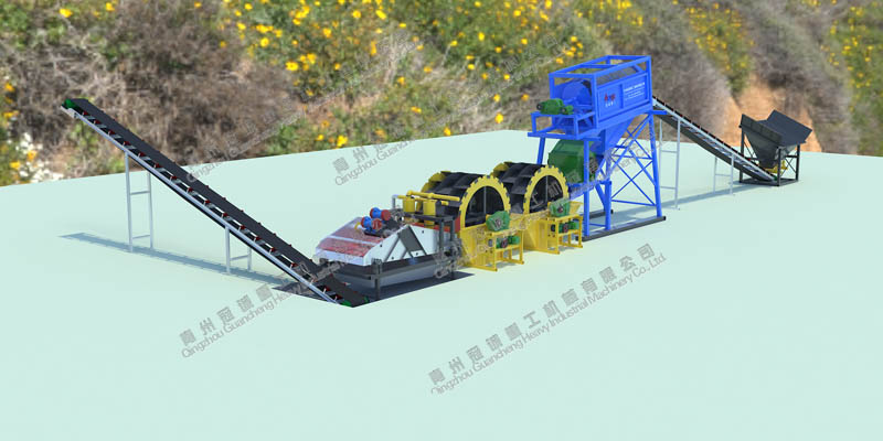 洗砂設備生產線 洗砂設備生產線