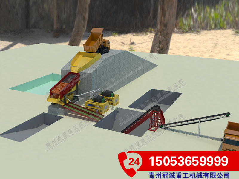 金礦石破碎生產(chǎn)線 金礦石破碎生產(chǎn)線