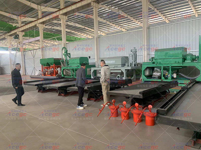 烏干達(dá)客戶實地考察選金生產(chǎn)線